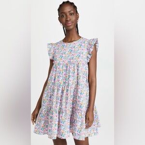 English Factory Floral Print Babydoll Dress XS